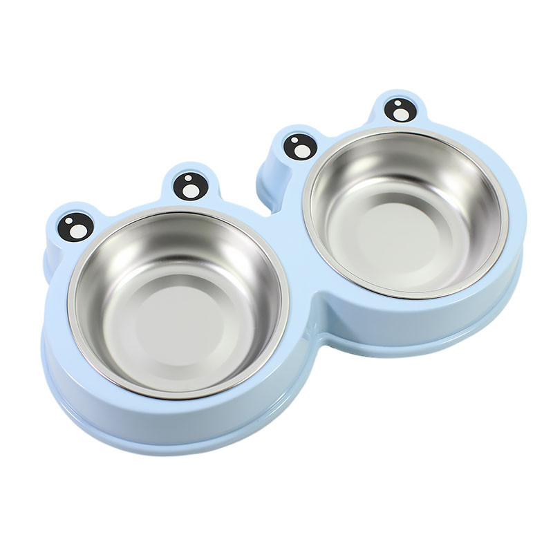

Миска тарелка для котов и собак двойная Taotaopets Frog 135501 Blue 36х20х5.5 см (F_7529-28622)