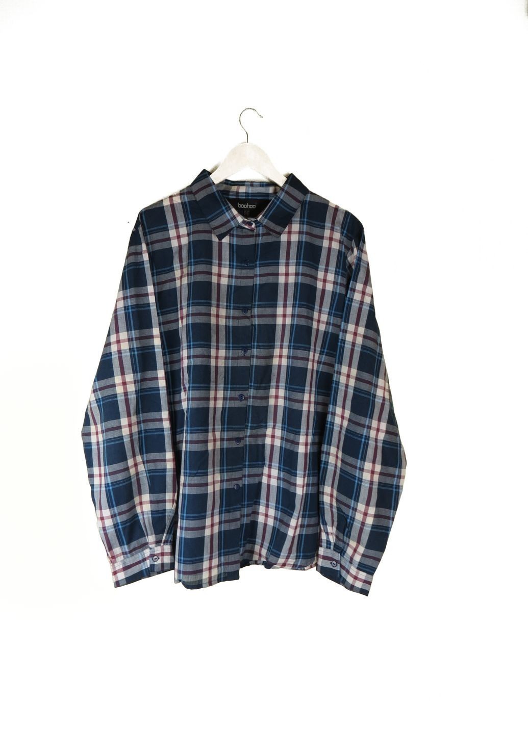 

Рубашка Boohoo  синий 8520123003591, Рубашка Boohoo 52 синий 8520123003591