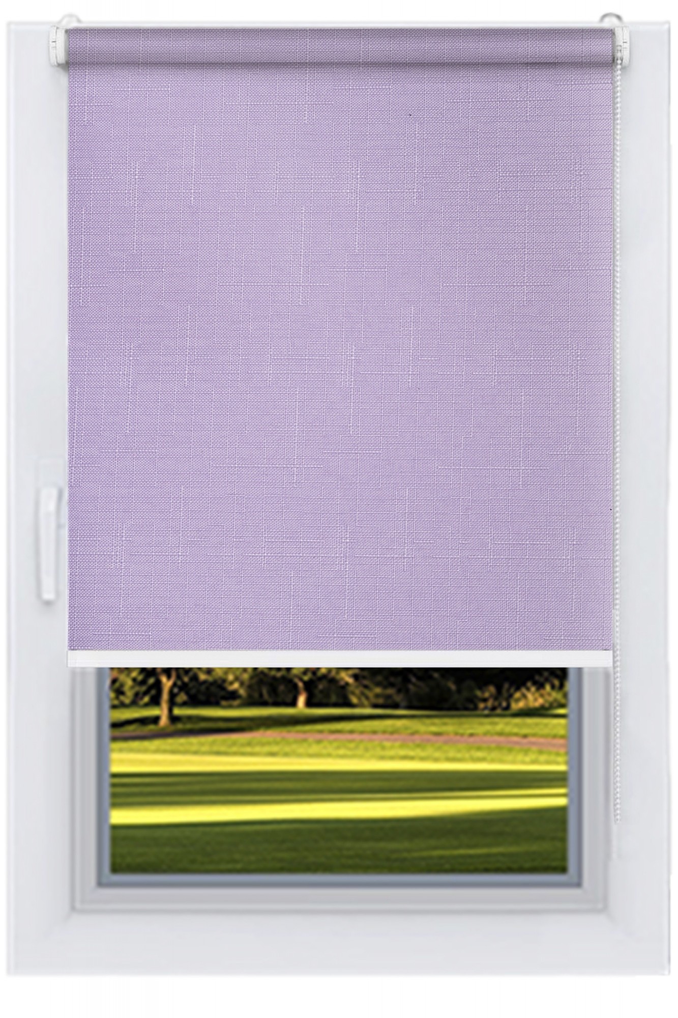 

Ролета тканевая DECOLUX 138х200 LEN Ukrain Лиловий вал 19