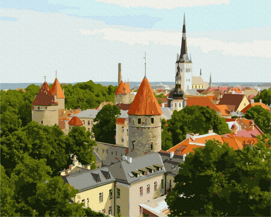 

Картина по номерам Крыши старого Таллина, 40 х 50 см (BRM8100)