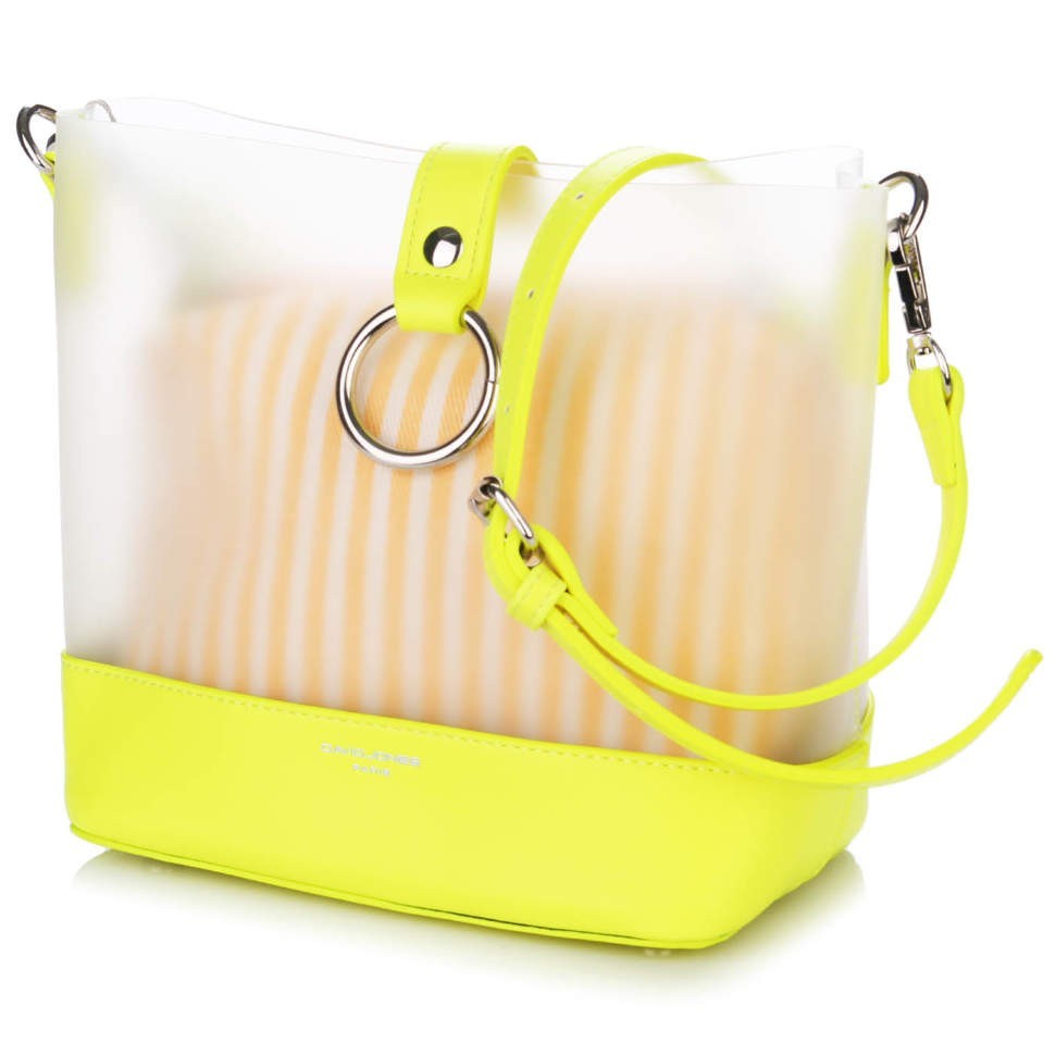 

Силиконовая сумка David Jones yellow желтая 5684