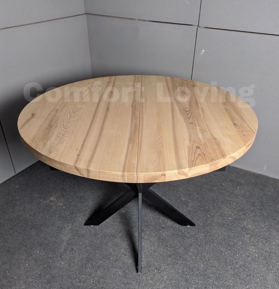 

Стол обеденный Лофт из ясеня 110-150x75 см