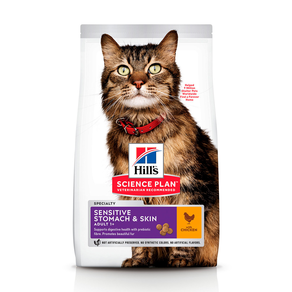 

Сухой корм Hills SP Adult Sensitive Stomach & Skin Chicken 7 кг (604069)