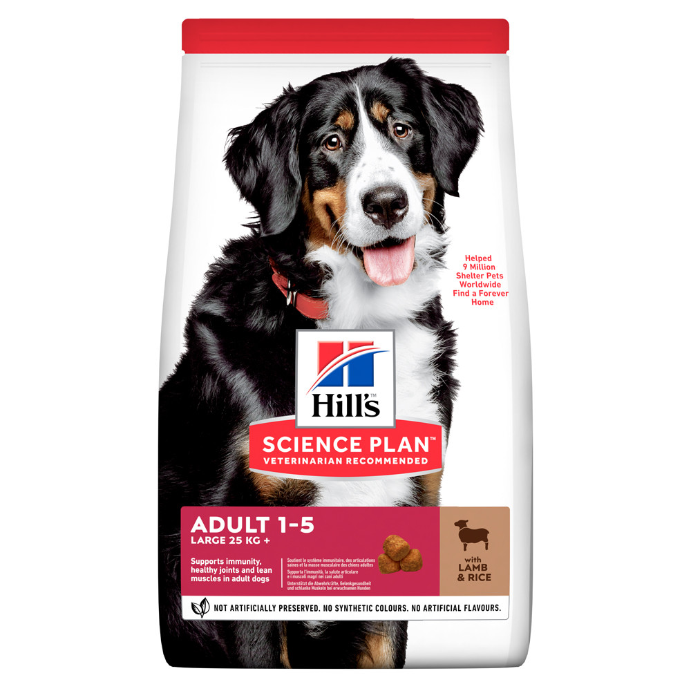 

Сухой корм Hills ADULT Large Breed Lamb & Rice 14 кг (604373)