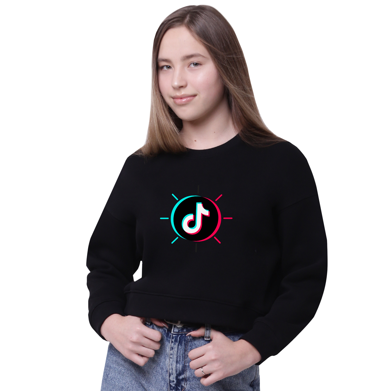 

Кроп-топ ТикТок (TikTok) Черный (35960-1388-3) 134 см