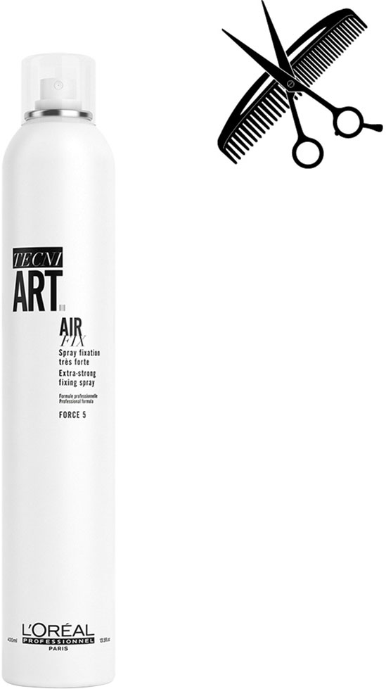 Акція на Профессиональный лак L'Oreal Professionnel Tecni.art Air Fix Force 5 для волос очень сильной фиксации 400 мл (30165373) від Rozetka UA