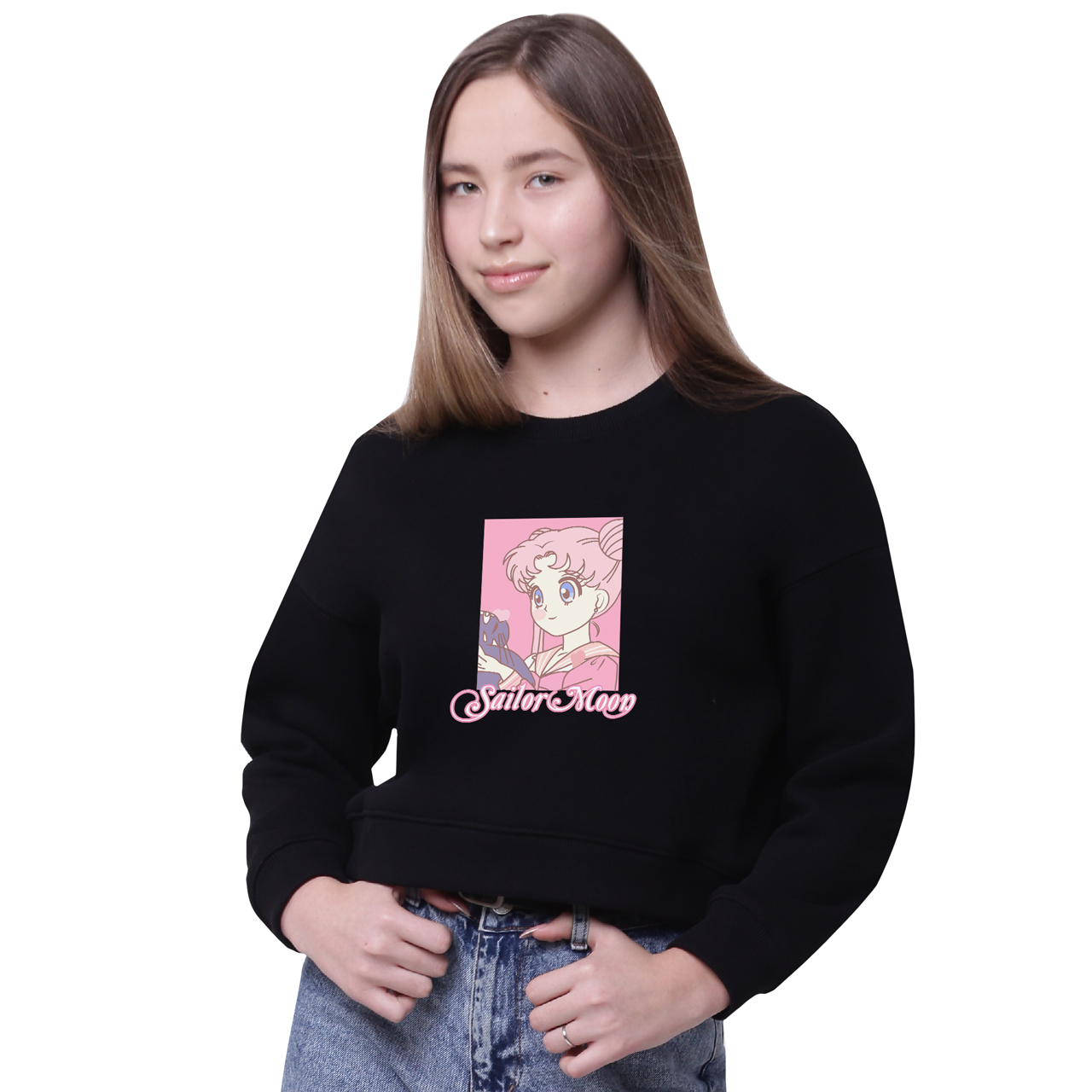 

Кроп-топ Сейлор Мун (Sailor Moon) Черный (35960-2914-3) 134 см