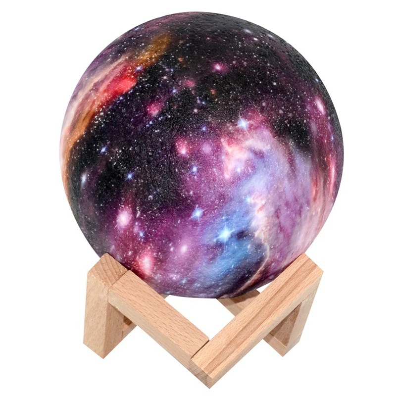 

Настольный светильник 3D MOON LAMP Месяц 15 см Цветной LK 109-10823088