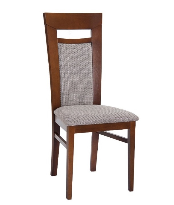 

Стул для кухни со спинкой из натурального дерева Портофіно-М 440х535х1000 мм Mix Mebli цвет Орех