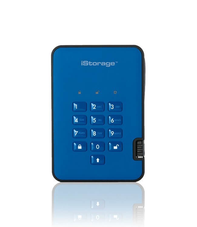 

Внешний диск iStorage diskAshur2 500GB Blue