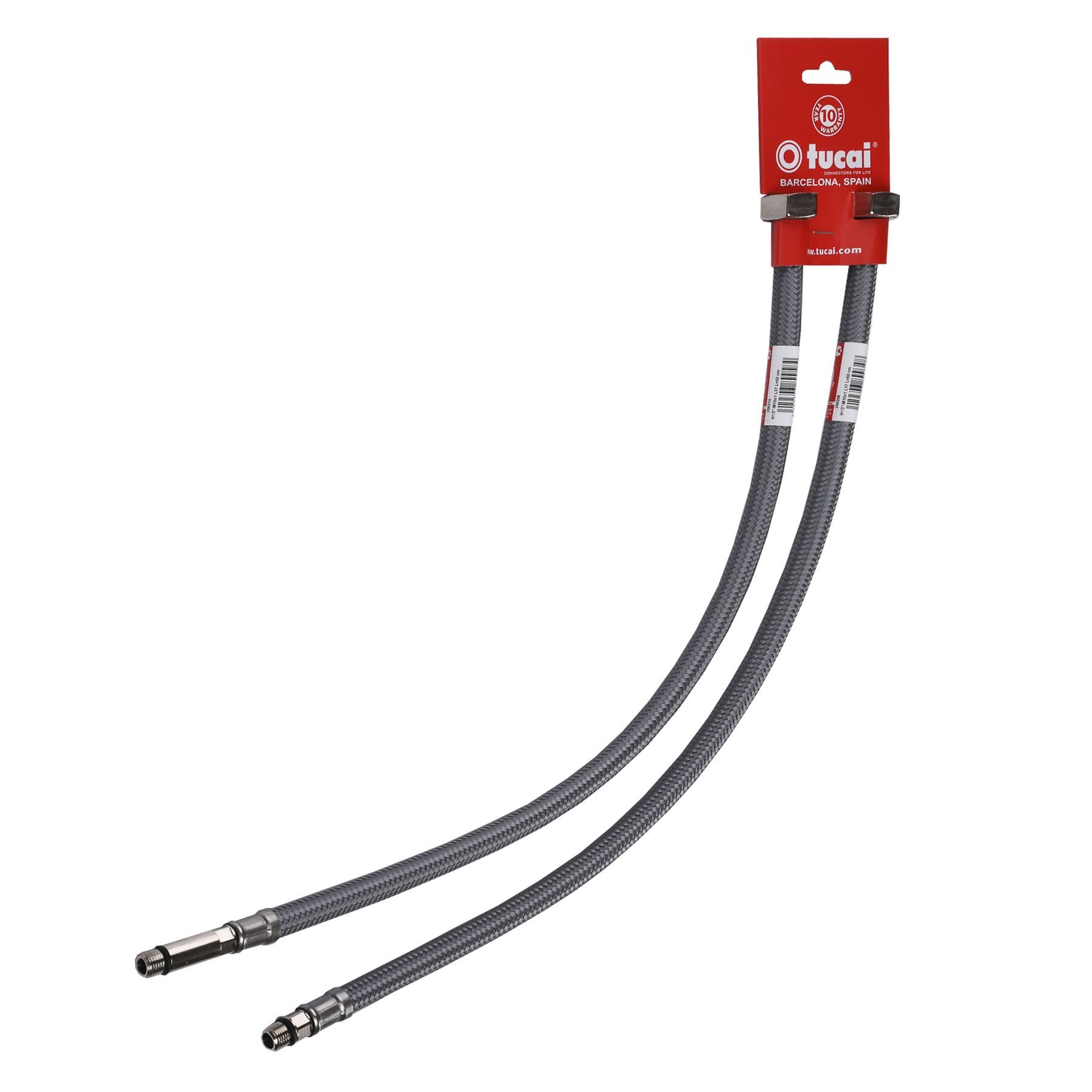 

Шланг для смесителя TUCAI М10х1/2" 0,5м. АНТИКОРРОЗИЯ TAQ GRIF AСB 206220 ПАРА