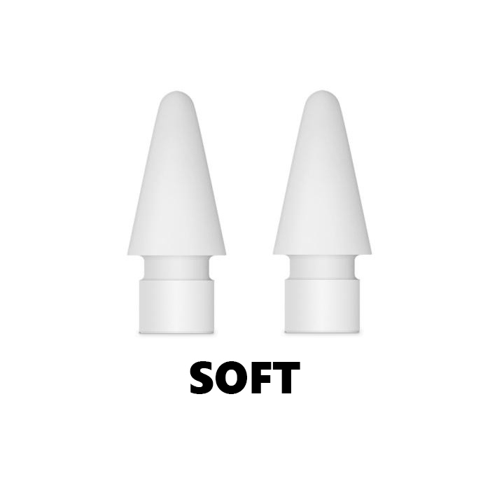 

Наконечник Goojodoq Soft для стилуса Apple Pencil (1-2 поколение) (2шт) White