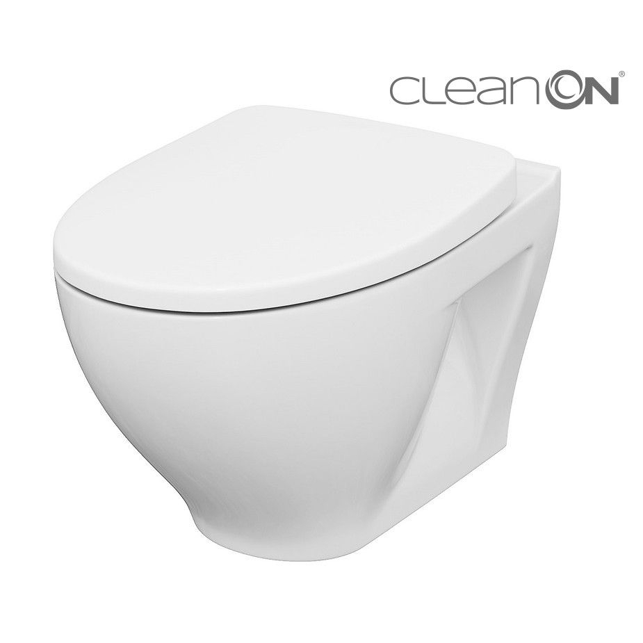 

CET Cersanit A29 MODUO CLEAN ON підвісний унітаз в комплекті з кришкою дюропласт MODUO SLIM WRAP