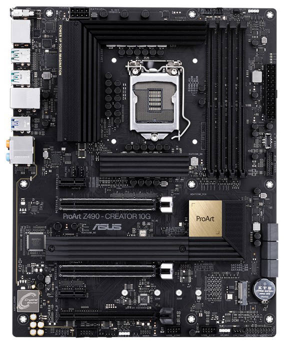 

Материнская плата Asus ProArt Z490-Creator 10G (s1200, Intel Z490, PCI-Ex16)