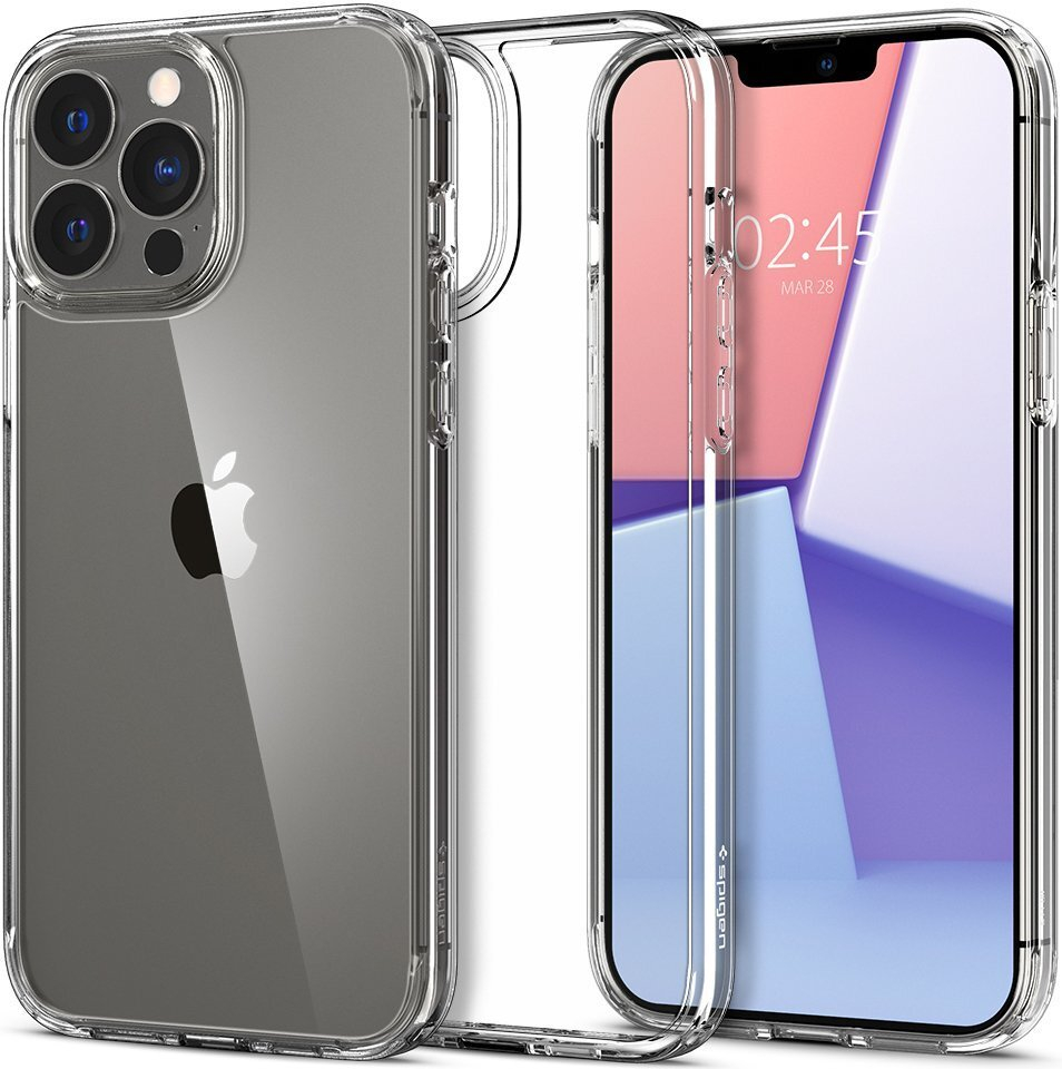 

Чехол Spigen iPhone 13 Pro Crystal Hybrid Crystal Clear