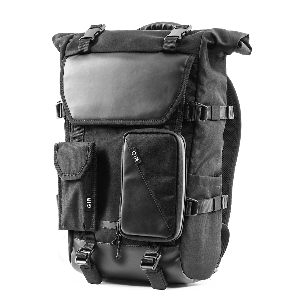 

Рюкзак GIN Aviator Modular + Modular Bag L + Modular Pocket M черный