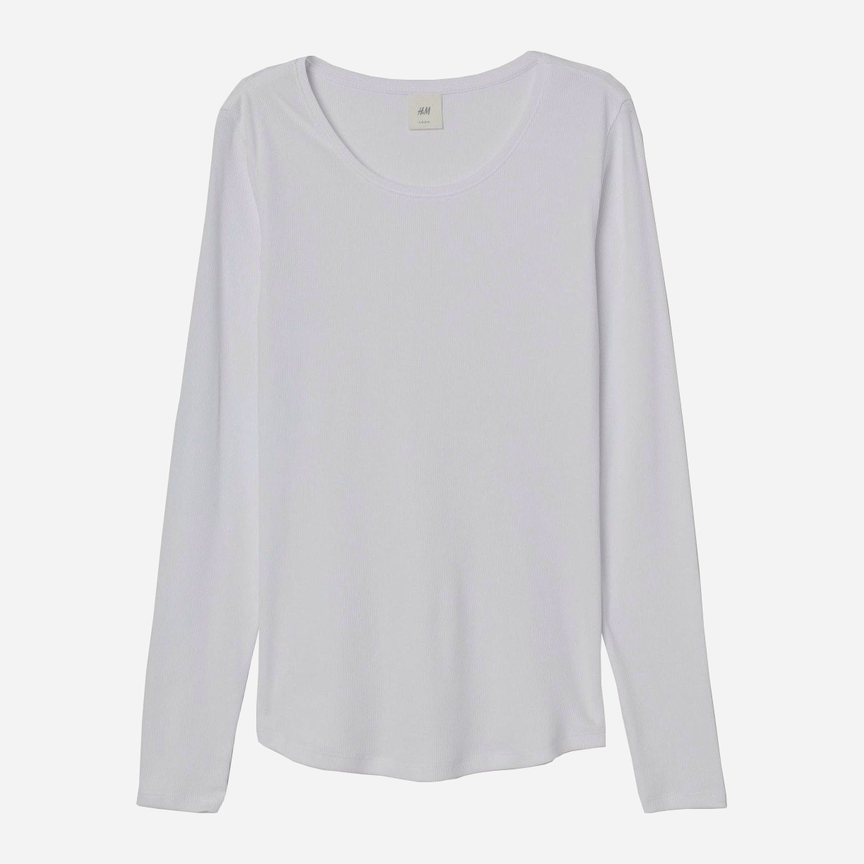 

Лонгслив H&M 2412213abr  Белый, Лонгслив H&M 2412213abr S Белый