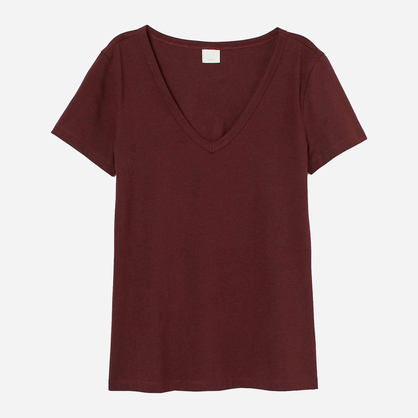 

Футболка H&M 7727730abr  Бордовая, Футболка H&M 7727730abr XL Бордовая