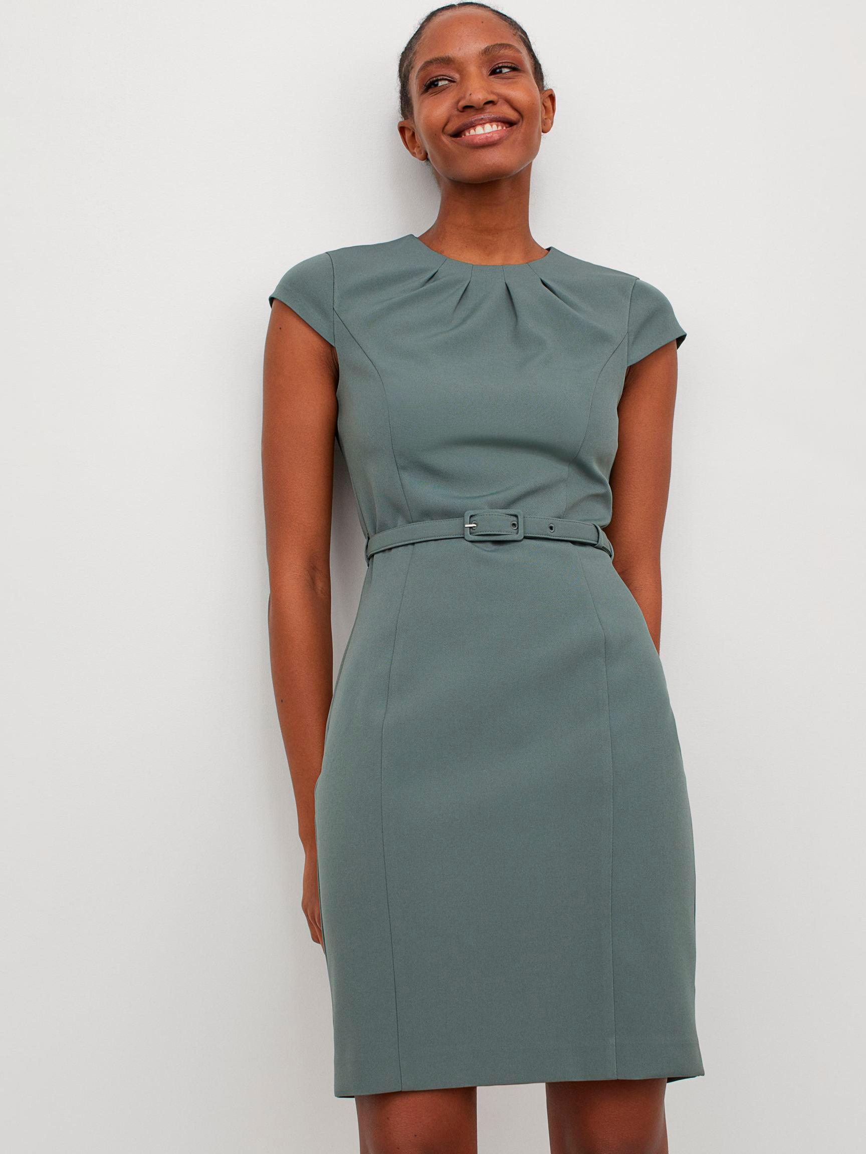 

Платье H&M 8160833abr  Серое с зеленым, Платье H&M 8160833abr 36 Серое с зеленым