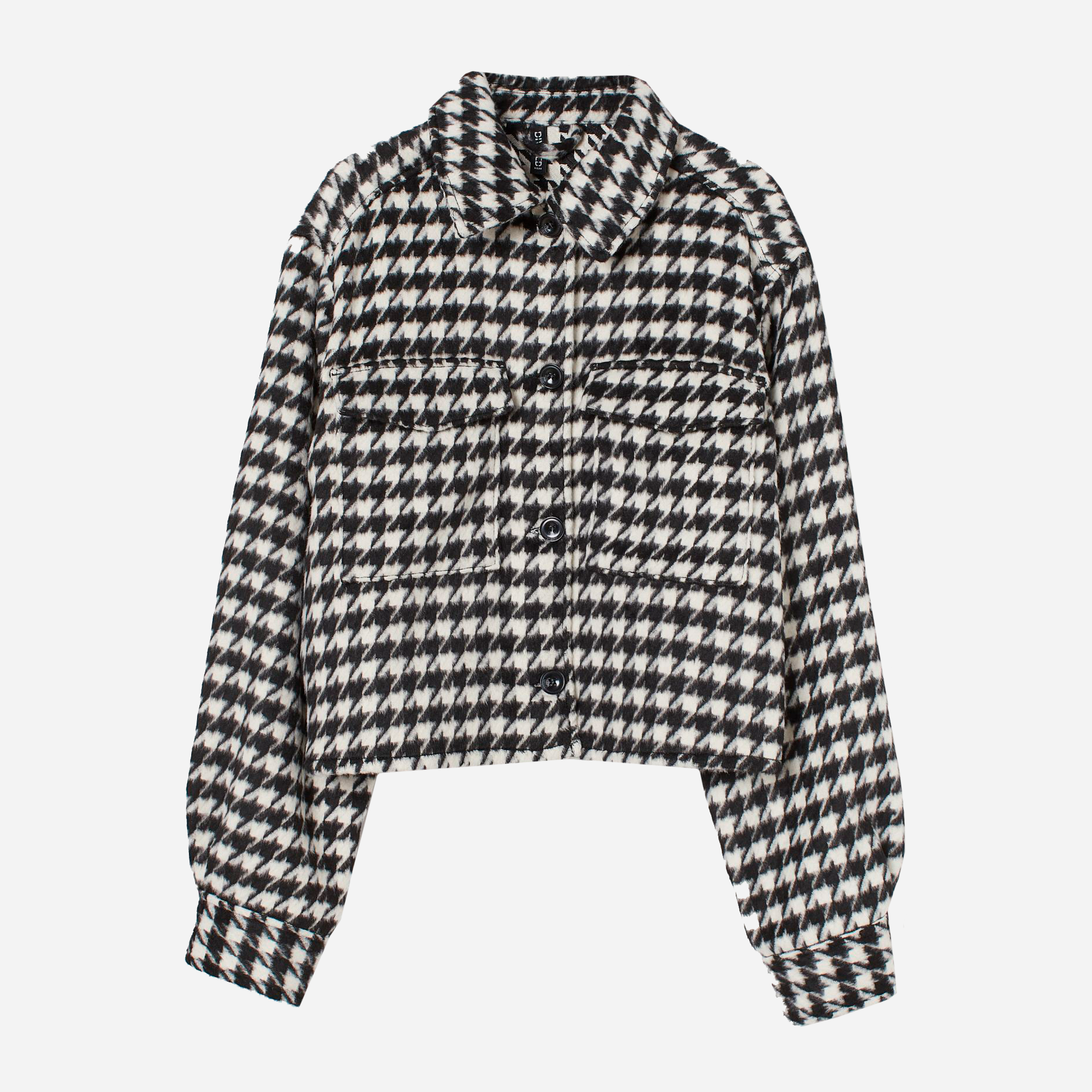 

Куртка H&M 9665023abr  Черная с белым, Куртка H&M 9665023abr S Черная с белым