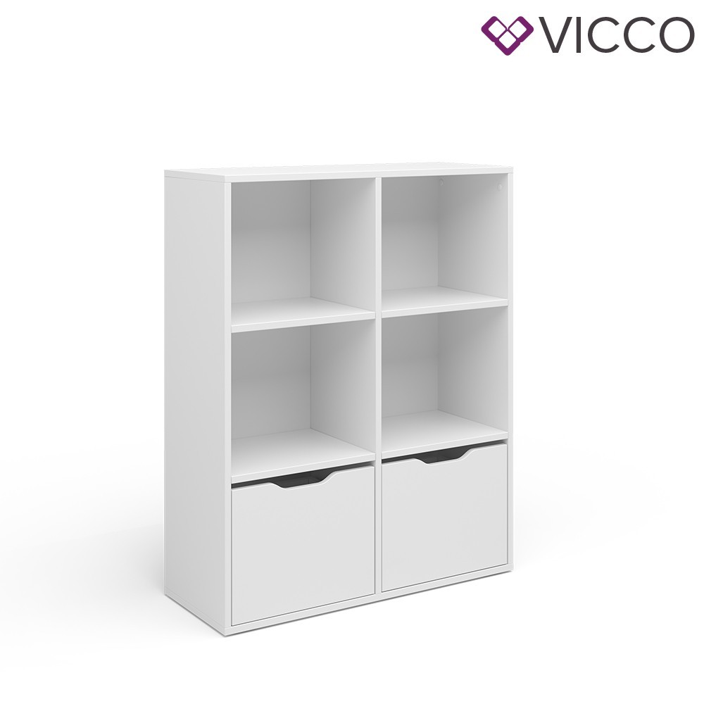 

Книжный шкаф Vicco Ruben, белый