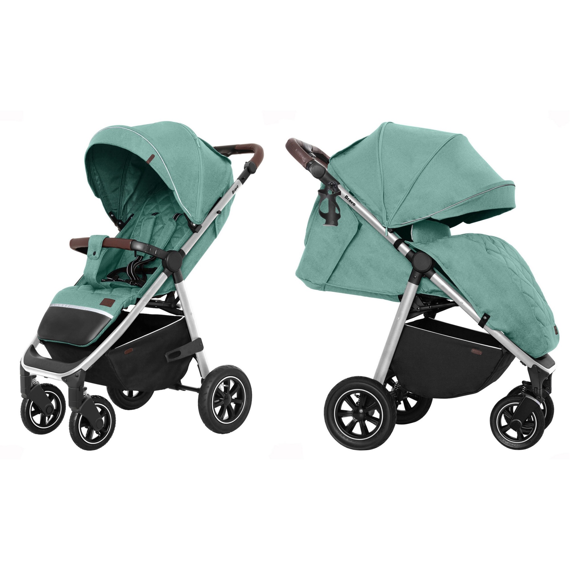 

Прогулянкова коляска CARRELLO Bravo CRL-5512 Basil Green