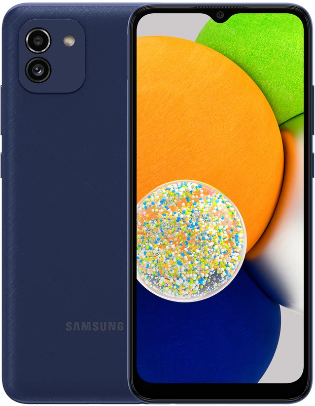 

Мобильный телефон Samsung Galaxy A03 4/64GB Blue (SM-A035FZBGSEK)