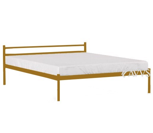 

Полуторная кровать Метакам Comfort-1 металлическая 200x140 Золото
