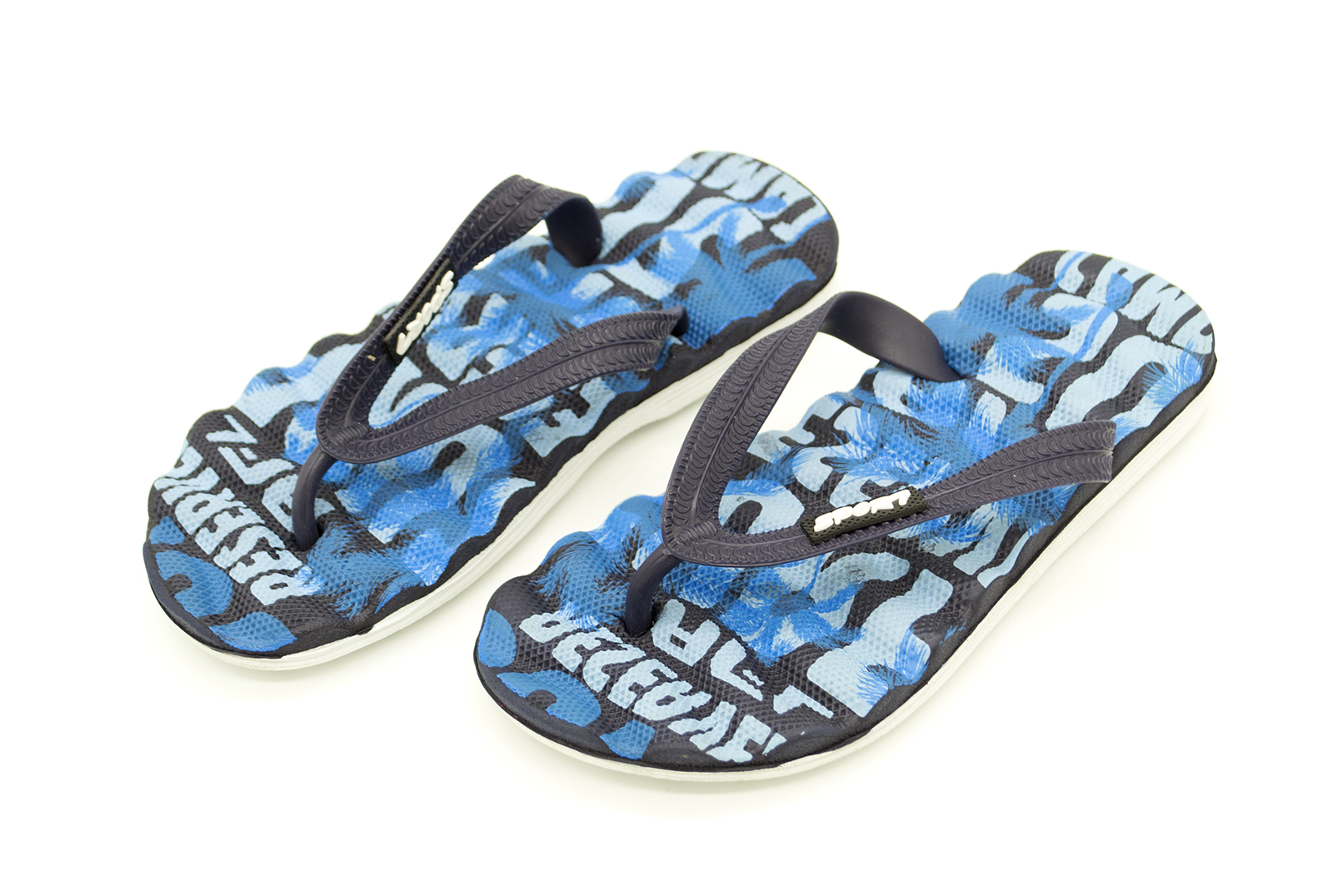 

В'єтнамки для хлопчика No brend синій (Y34 blue-blue (32)