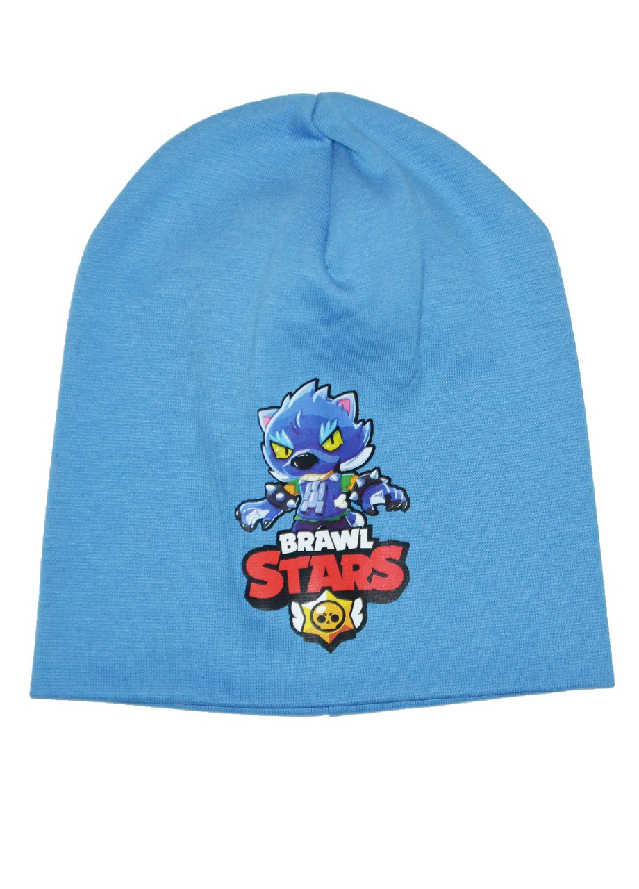 

Шапка детская на мальчика 3-10 лет Бравл Старс 50-54