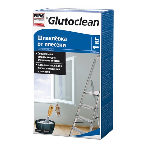 

Шпаклевка Pufas Glutoclean от плесени 1 кг (11392486)