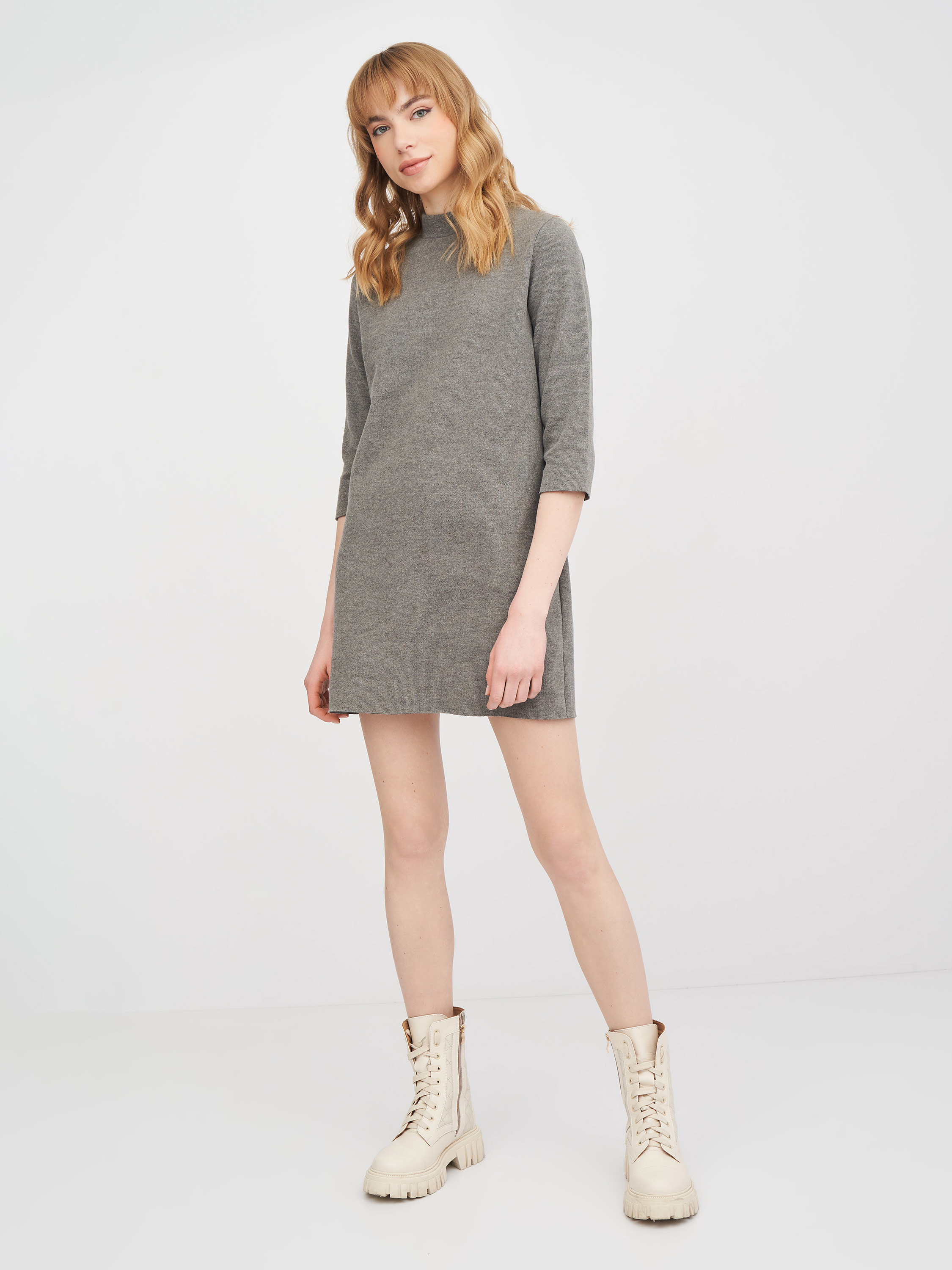 

Платье Pull & Bear 5391/341/802  Серое, Платье Pull & Bear 5391/341/802 M Серое