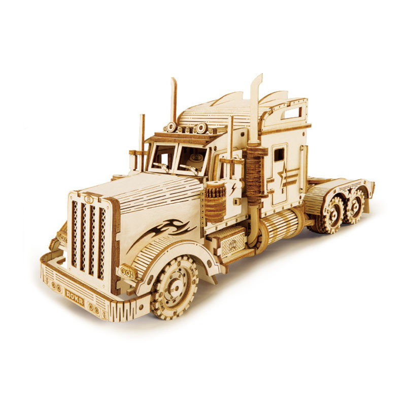 

3D конструктор деревянный механический Robotime MC502 American truck (F_7713-28599)