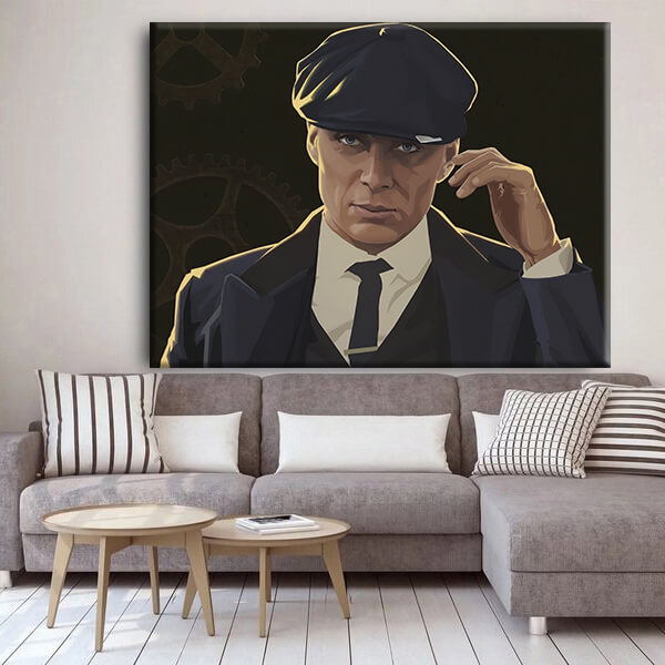 

Картина на холсте Фильмы/сериалы Tommy Shelby 45х60 см.