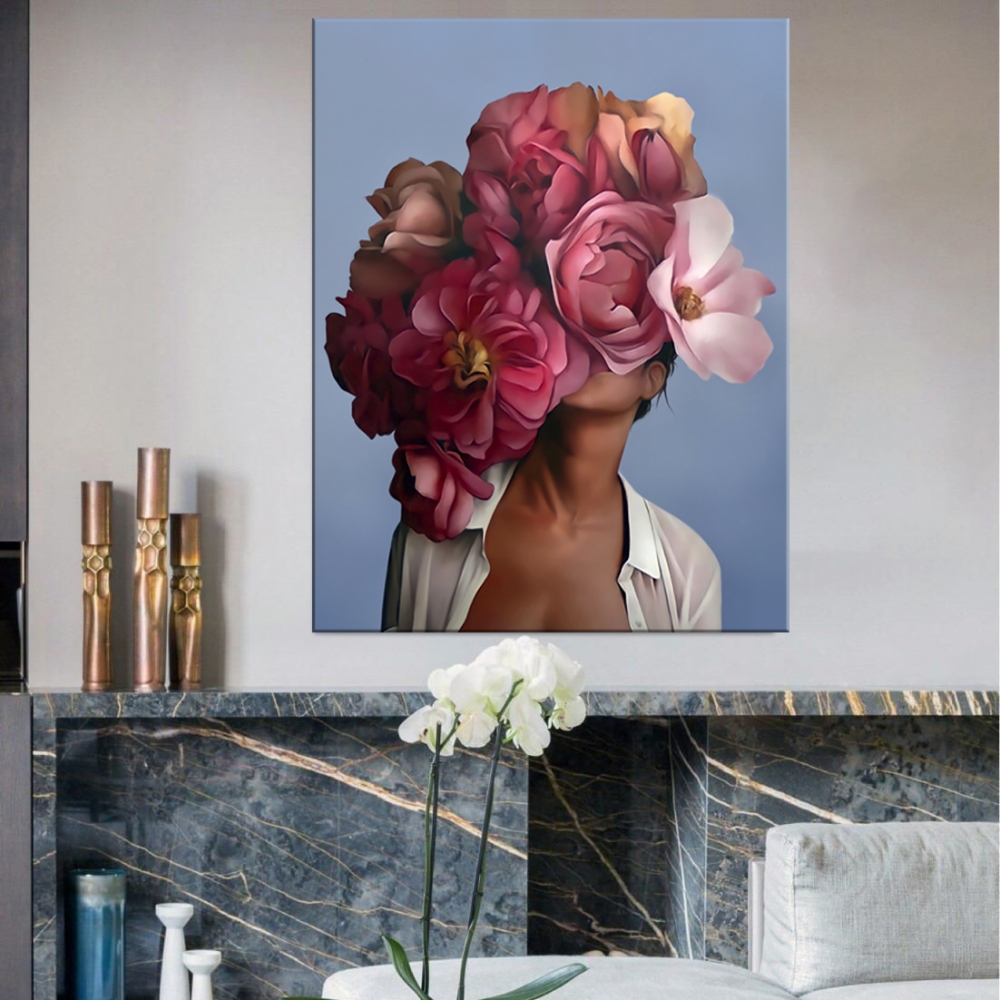 

Картина на холсте Для дома Flower Red 45х60 см.