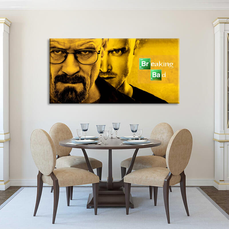 

Картина на холсте Фильмы/сериалы Breaking Bad 50х100 см.