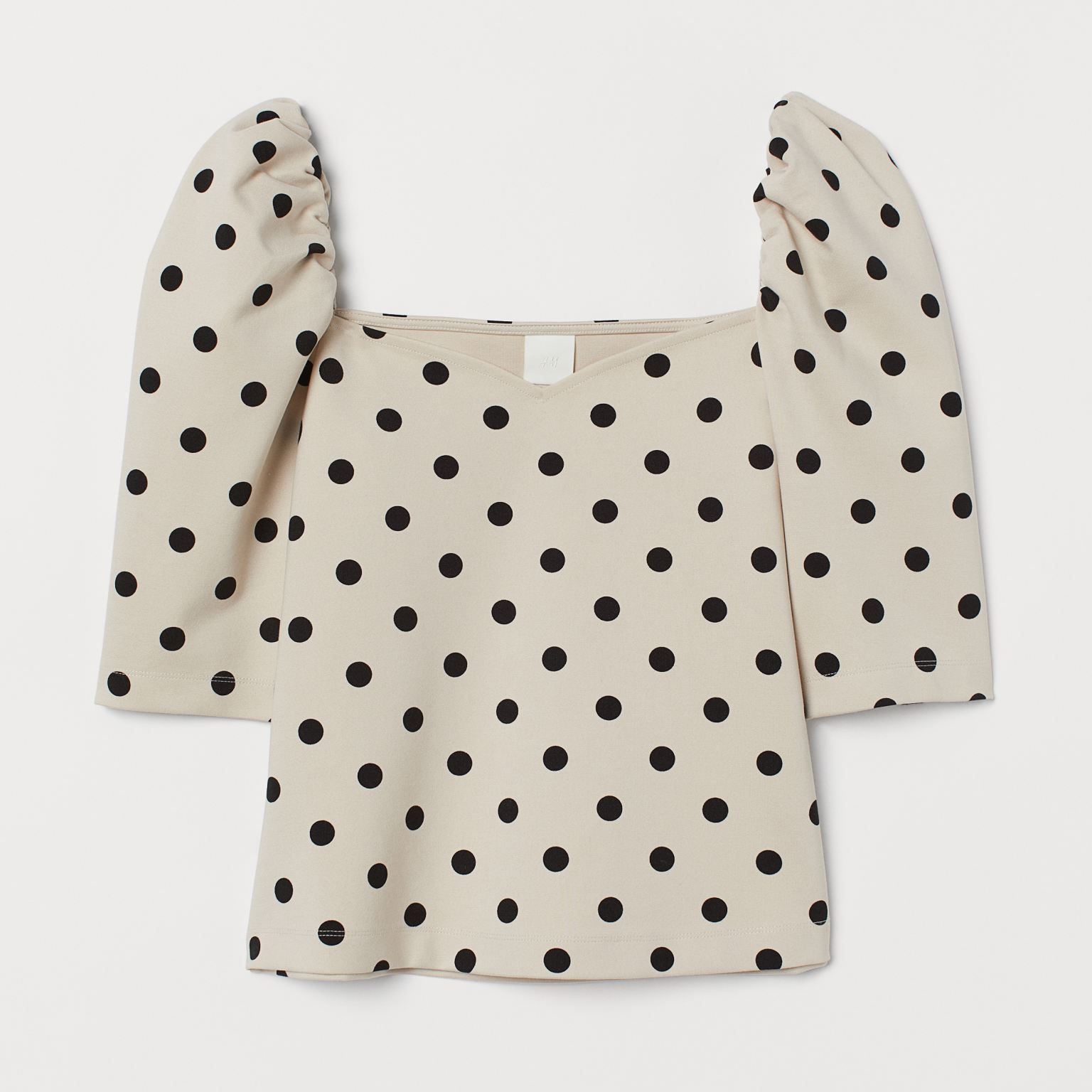 

Топ H&M 0828652002  (175/116А) Светло-бежевый с черным, Топ H&M 0828652002 XL (175/116А) Светло-бежевый с черным