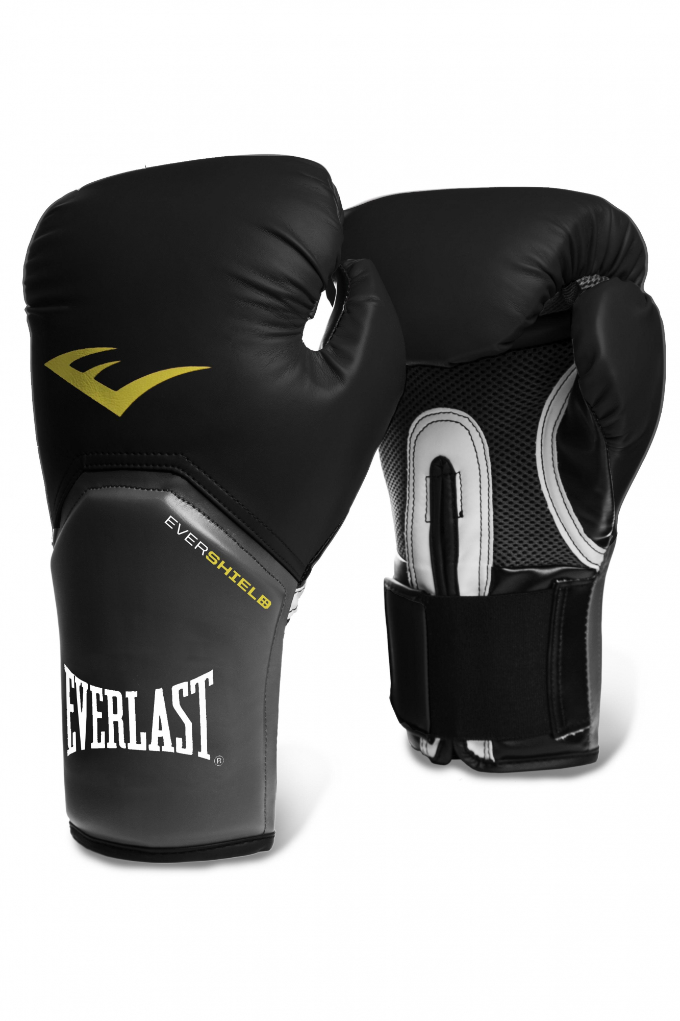 

Боксерские перчатки с антибактериальной пропиткой 10 унций Everlast Черный