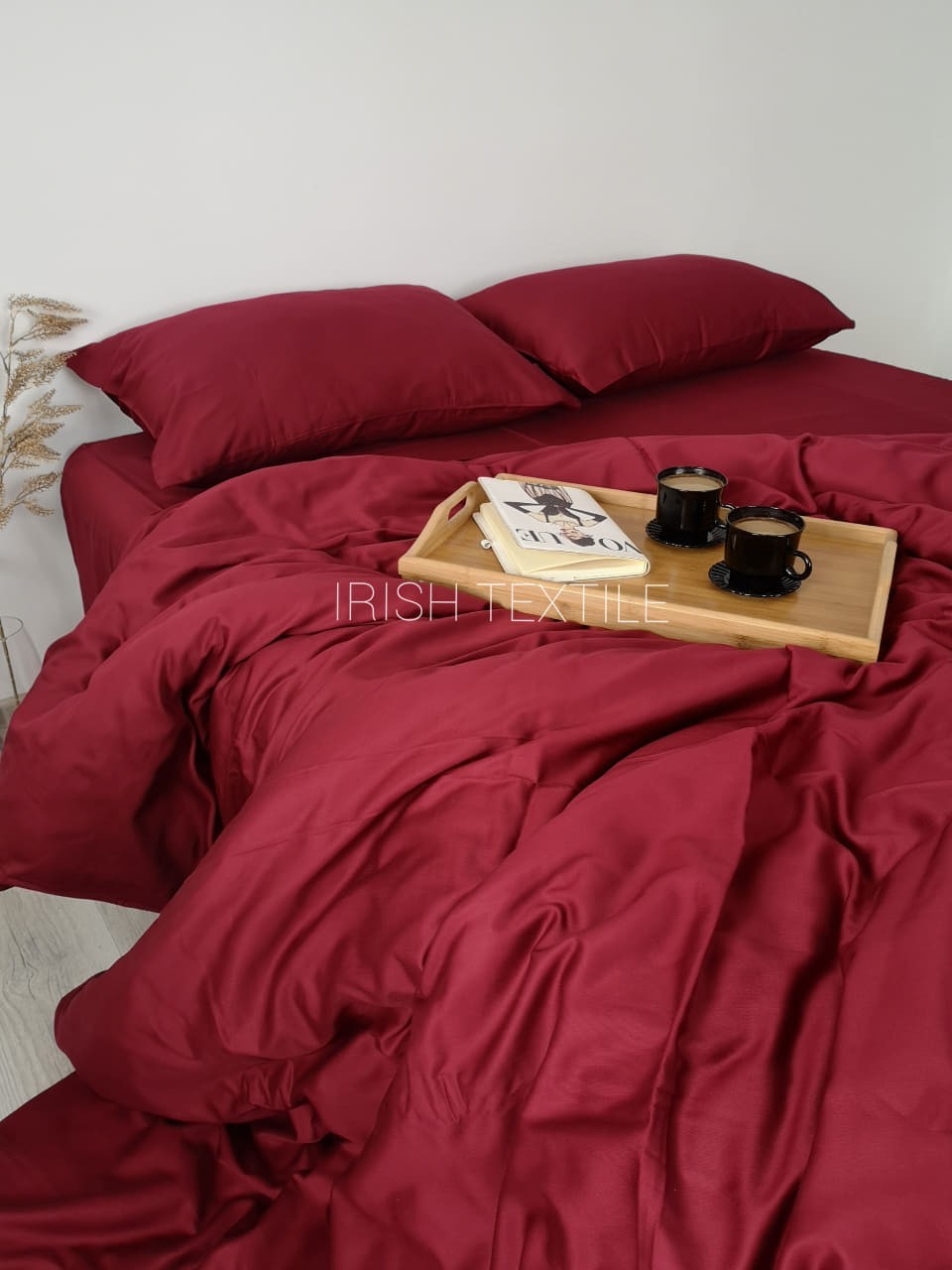 

Комплект постельного белья Botsi Home Сатин Wine 180x220