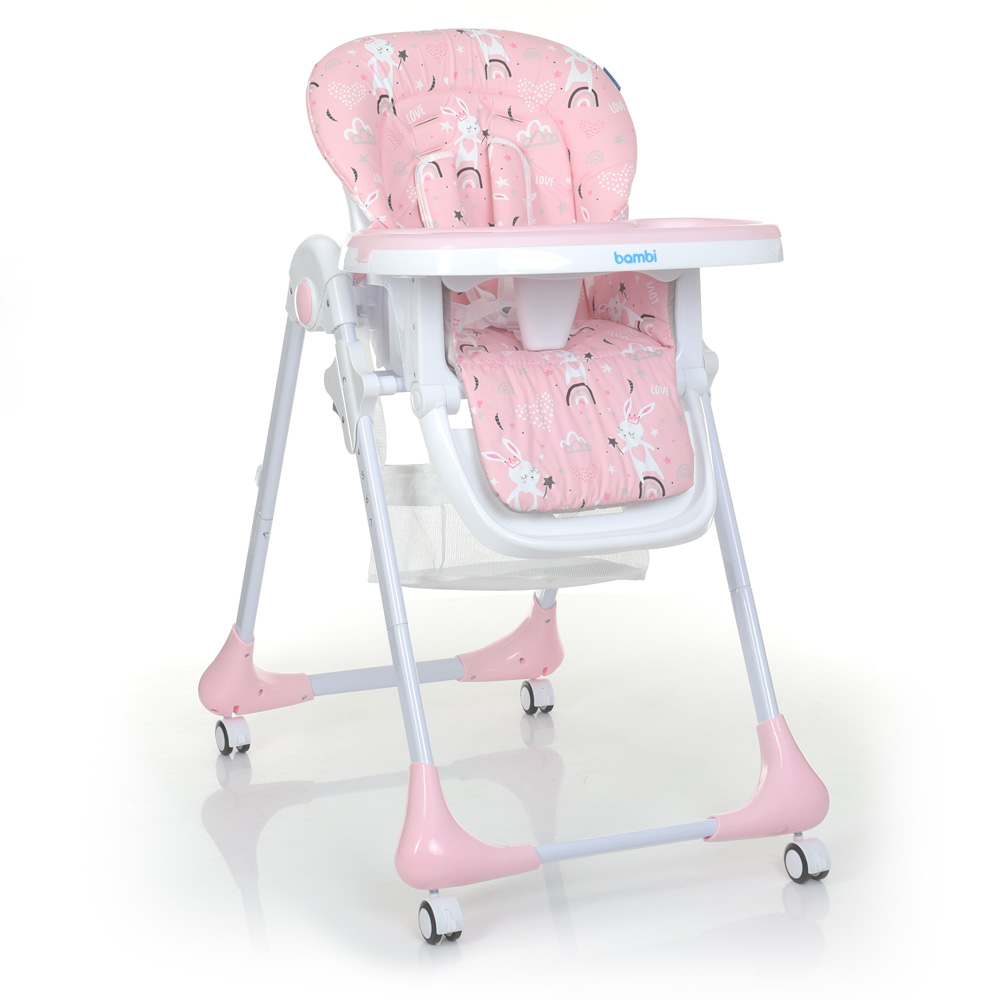 

Стульчик для кормления Bambi Rabbit Girl Pink (M 3233)