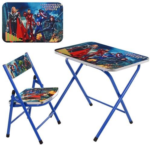 

Столик со стульчиком складной Bambi Avengers A19-AVE Blue (A19-AVE)