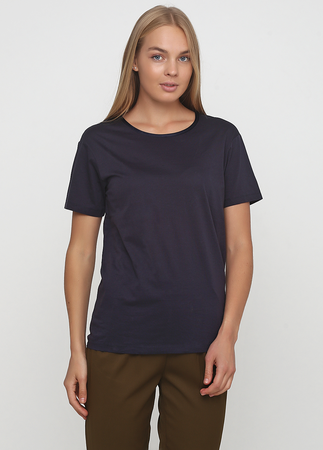 

Футболка H&M  Темно-синий 0393525_03, Футболка H&M XS Темно-синий 0393525_03