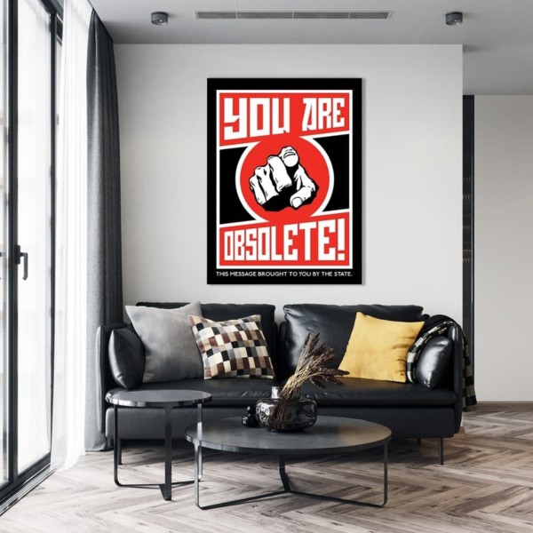

Картина на холсте Мотивация Obsolete 75х100 см.