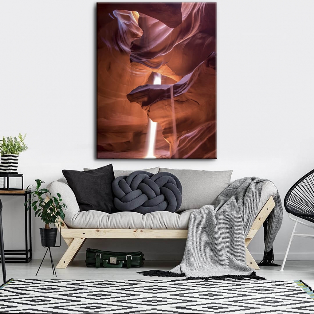 

Картина на холсте Для дома Canyon light 75х100 см.