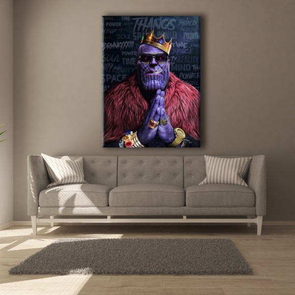 

Картина на холсте Фильмы/сериалы Thanos 75х100 см.
