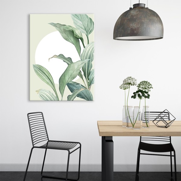 

Картина на холсте Природа Green Leaves 75х100 см.