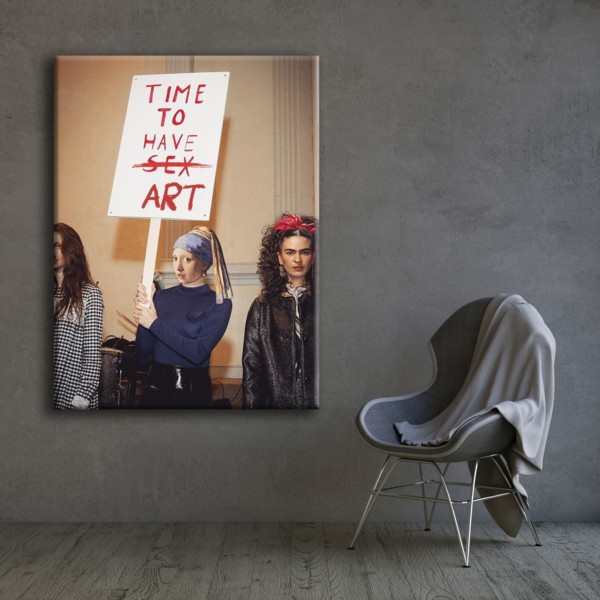 

Картина на холсте Урбан Арт Time to Have Art 75х100 см.