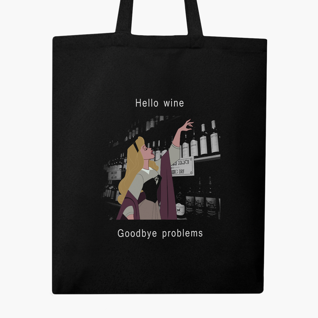 

Эко сумка шоппер Disney Sleeping Beauty (9227-1432) 41x35 см Черный