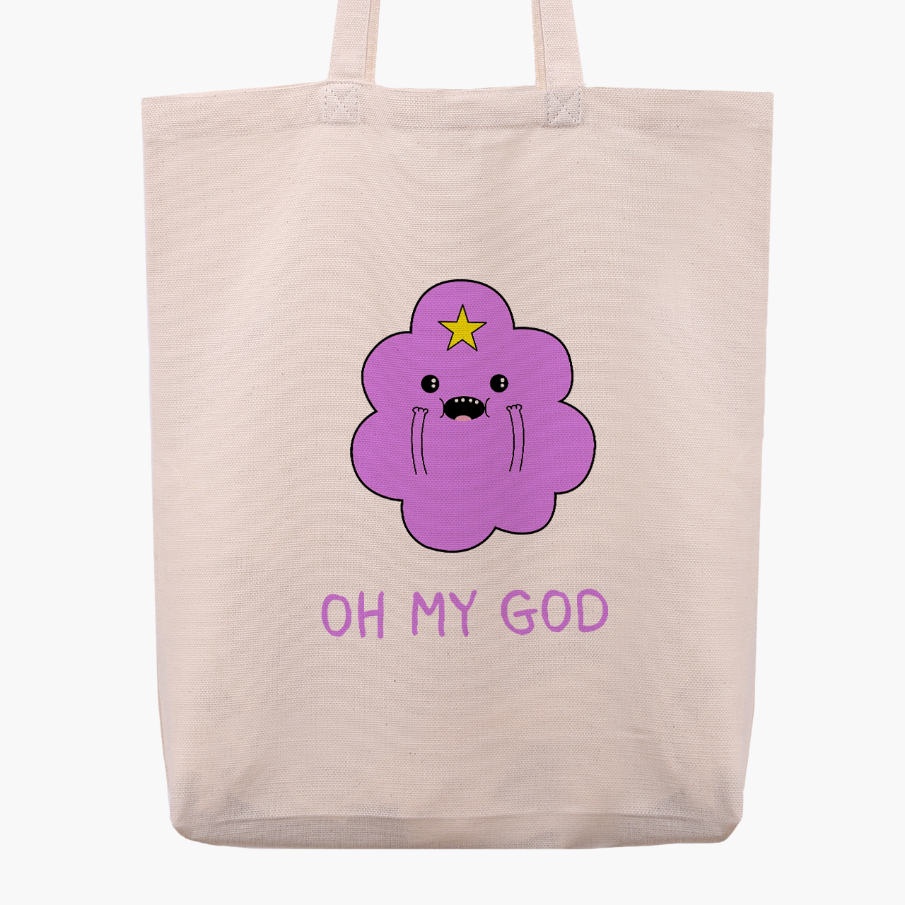 

Эко сумка шоппер Время приключений Принцесса пупырка (Adventure Time Lumpy Space Princess) (9227-1575) 41x35x8.5 см Бежевый