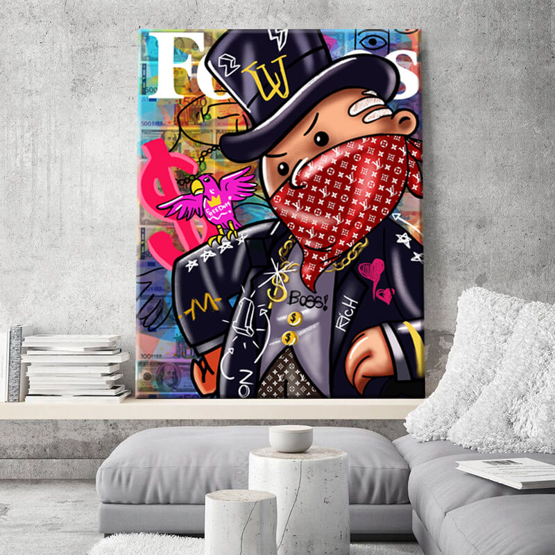 

Картина на холсте Урбан Арт Freedom Art 50х65 см.